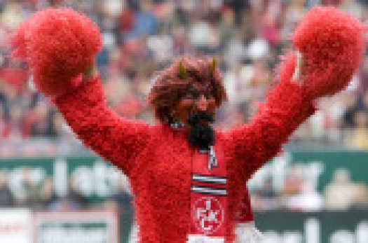 © view - die agentur Maskottchen des 1. FC Kaiserslautern 'Roter Teufel' © view - die agentur