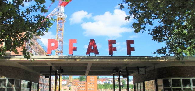 Eingangspforte Pfaffgelände