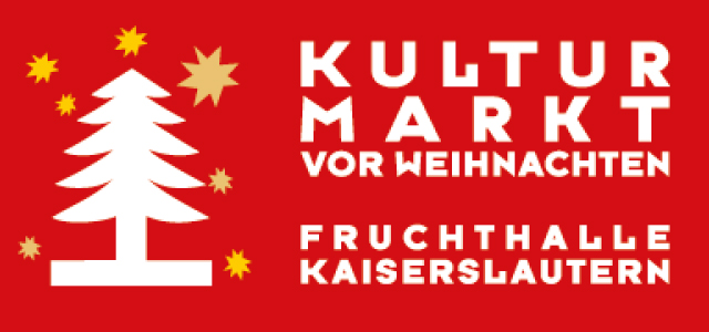 © Stadt Kaiserslautern Logo des Kulturmarkts vor Weihnachten in der Fruchthalle Kaiserslautern