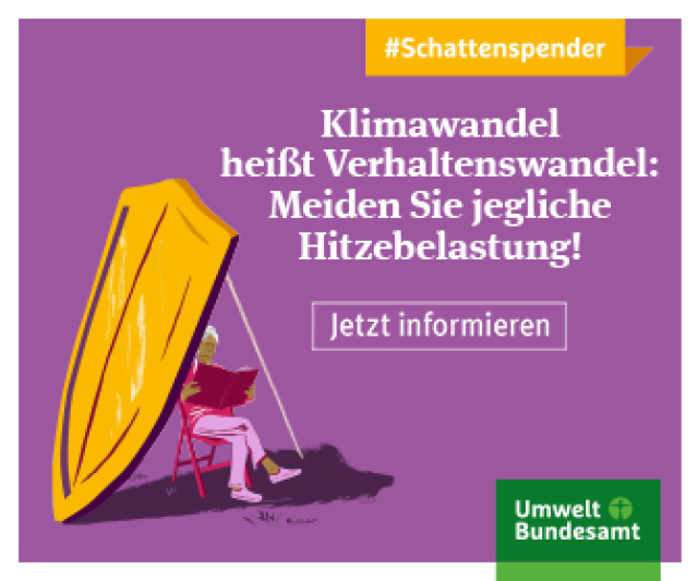 © Umwelt Bundesamt (UBA) Schattenspenderkampagne UBA © Umwelt Bundesamt (UBA)